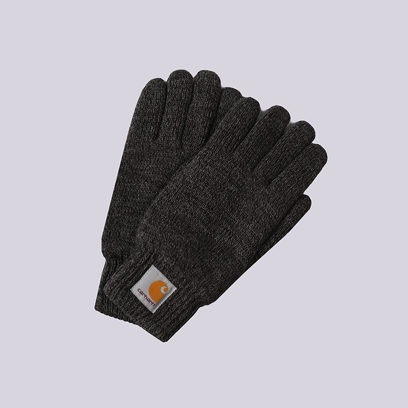  серые перчатки Carhartt WIP Scott Gloves I015530-grey ht/blk - цена, описание, фото 1